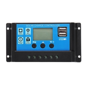 Controler regulator panou fotovoltaic, 12/24 V, cu afisaj LCD 10A - Img 2