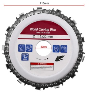 Disc cu lant pentru polizor unghiular 115 x 22, diametru 4'' MX456