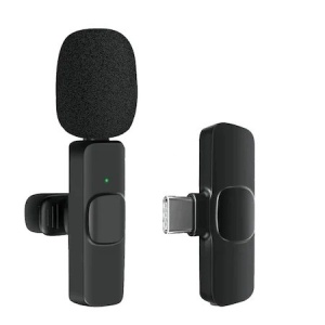 Microfon lavaliera wireless, Dinamic, Omnidirectional, 70 dB, USB-C