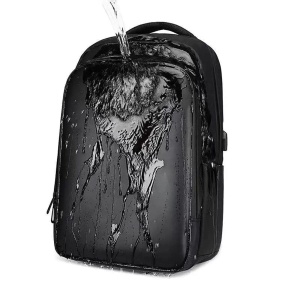Rucsac Smart cu Display LED, WiFi, impermeabil, Aplicatie Dedicata iOS/Android, Port USB Extern, Negru - Img 4