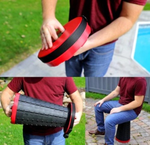Scaun rotund retractabil si extensibil cu pliere telescopica - Img 2