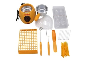 Aparat de topit ciocolata, Alimentare 220-240 V, 30 de accesorii, 7 forme de ciocolata, Topire rapida, Compact - Img 2