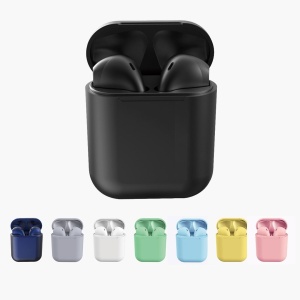 Casti Audio Wireless, InPods 12, EarBuds, tehnologie Bluetooth 5.0, Bass Boost pentru iOs &amp; Android