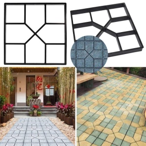 Cofraj material plastic pentru paviment, 50x50x4,5 cm
