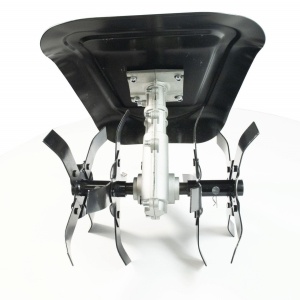 Cultivator, adaptor tip prasitoare pentru motocoasa, 9T, 28mm, cu aparatoare - Img 2