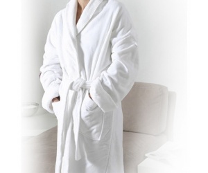 Halat Baie Bumbac 100%, Unisex, Tesatura Fina
