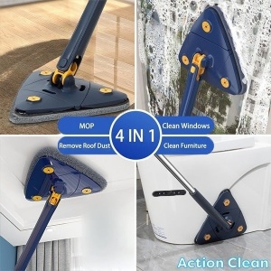 Pachet - Mop reglabil rotativ 360° Magic Cleaner, 1+1 cadou - Img 2