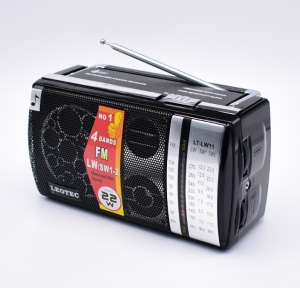 Radio portabil, 5 benzi, control bass