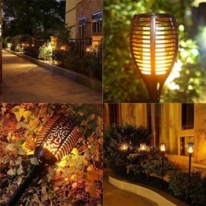 Set 3 Lampă solara cu LED-uri de tip torta - Img 2
