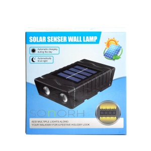 SET 4 LAMPI LED INCARCARE SOLARA, ILUMINARE BIDIRECTIONALA PENTRU CASA-GRADINA - Img 7