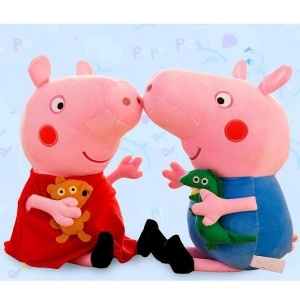 Set 4 plusuri 25 cm, Familia Peppa Pig - Img 3