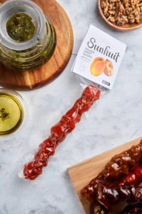 Sujukh dulce cu nucă, sortiment caise, SunFruit, 150 g - Img 2
