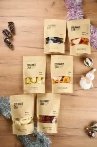 Felii de kaki uscat Gourmet Lab, fără zahăr adăugat - 120 g - Img 4