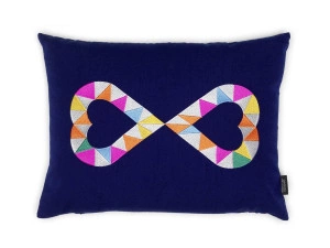 Double Heart 2 Embroidered Pillow [DEMO]