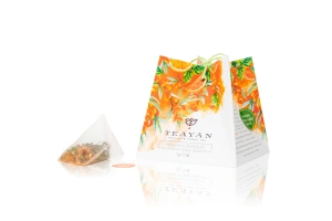 Ceai de cătină, portocală și mentă TEAYAN Warming Bouquet, 10 plicuri, 50 g
