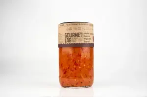 Zacuscă de vinete și ardei copți Gourmet Lab Ajvar 200 g - Img 1