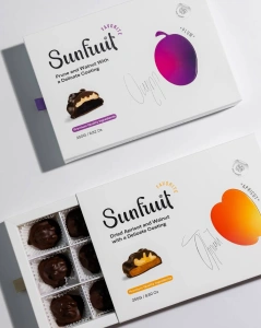 Caise uscate cu nucă, glazurate, SunFruit Favorite, 250 g - Img 3