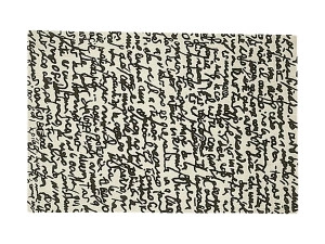 Black on White Rug - Manuscrit [DEMO]
