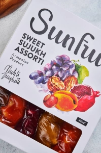 Sujukh dulce asortat SunFruit Assorti, 450 g