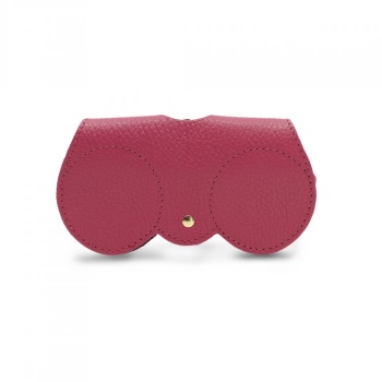 Toc pentru ochelari din piele naturala Eco Sottile Fucsia