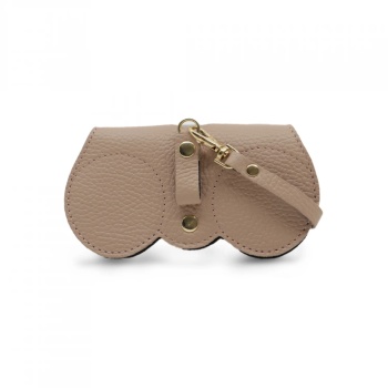 Toc pentru ochelari din piele naturala Eco Sottile Peach - Img 4