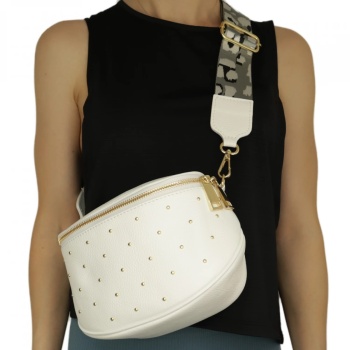 Borseta crossbody din piele naturala Sogno Festivo Alba - Img 6