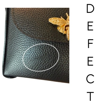 Geanta de mana din piele naturala Semplice Gioia Neagra - DEFECT OUTLET - Img 2