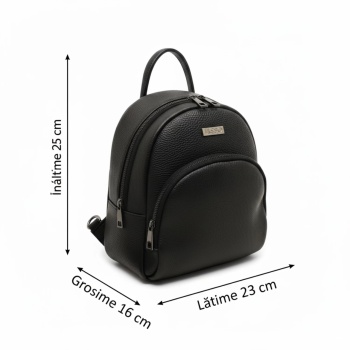 Rucsac din piele naturala Essenza Pocket Maro - Img 5