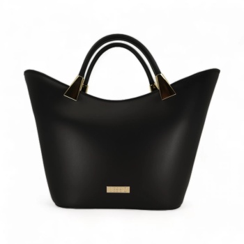 Geanta de mana din piele naturala Dolce Eleganza Neagra