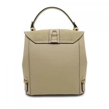 Rucsac din piele naturala Stile in Citta Crem - Img 3