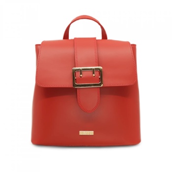 Rucsac din piele naturala Dolce Stile Rosu