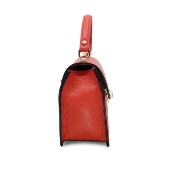 Geanta de mana din piele naturala Chic Minimal Rosie - Img 4