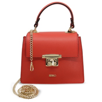 Geanta de mana din piele naturala Chic Minimal Rosie