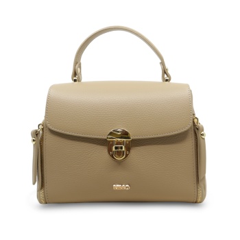 Geanta de mana din piele naturala Giornata Chic Beige