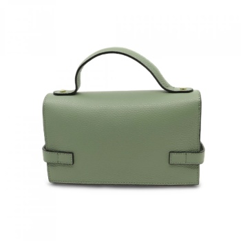 Geanta de mana din piele naturala Splendore Chic Verde - Img 3