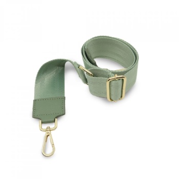 Curea de schimb cu piele pentru genta model verde