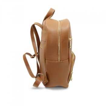 Rucsac din piele naturala Stile Sublime Maro - Img 4