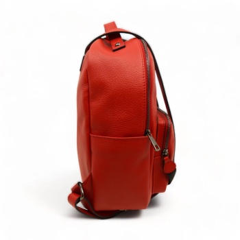 Rucsac din piele naturala Ritmo da Esploratore Rosu - Img 2