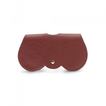 Toc pentru ochelari din piele naturala Eco Sottile Burgundy