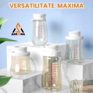Incalzitor biberoane portabil ADESSNA, temperatura reglabila 37/40/45/50°C, baterie reincarcabila USB, autonomie lunga, incalzire rapida, compatibilitate universala cu 5 adaptoare, fara fir, husa transport inclusa, ideal pentru calatorii, fara BPA - Img 5