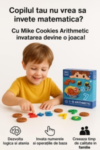 Joc magnetic educativ „Aritmetica distractiva” – invatare prin joaca a numerelor 1–10, operatii simple si asociere cu imagini colorate, dezvoltarea logicii, concentrarii si coordonarii copiilor 3+ ani, multicolor - Img 4