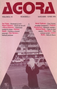 Agora, volumul 6, nr. 1, ianuarie-iunie 1993