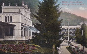 Baile Herculane. Parcul si Salonul de cura (1925, necirculata)