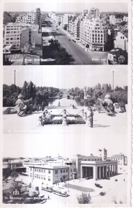 Bucuresti, B-dul Bratianu. Mormantul Eroului Necunoscut. Gara de Nord (necirculata)