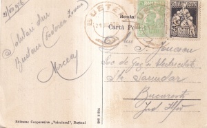 Busteni. Vedere de pe Zamora (circulata 1926) - Img 2