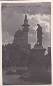 Constanta. Moscheia si Statuia Ovidiu. (necirculata)