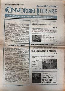 Convorbiri Literare, nr. 2, 22 februarie 1990