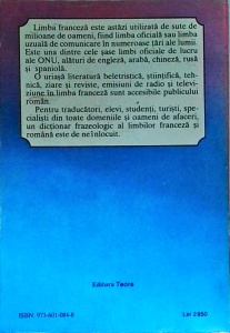 Elena Gorunescu - Dictionar frazeologic Francez-Roman, Roman-Francez - Img 2