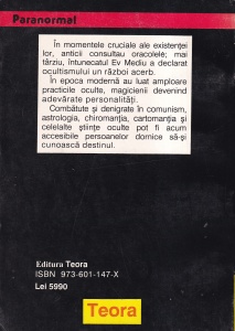 Enciclopedia Stiintelor Oculte. Astrologia Magnetismul Numerologia Oniromanția Grafologia Fizionomia Spiritismul Magia Kabala Cartomanţia Chiromanţia Mediumnitatea - Img 2