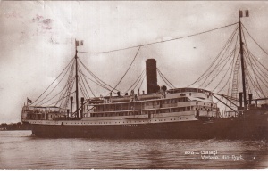 Galati. Vedere din Port (circulata 1930)